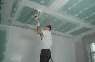 Smooth Skim Coating Ceilings